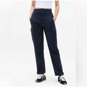 Athleta Endless High Rise Cargo Navy Size 8 Pant
